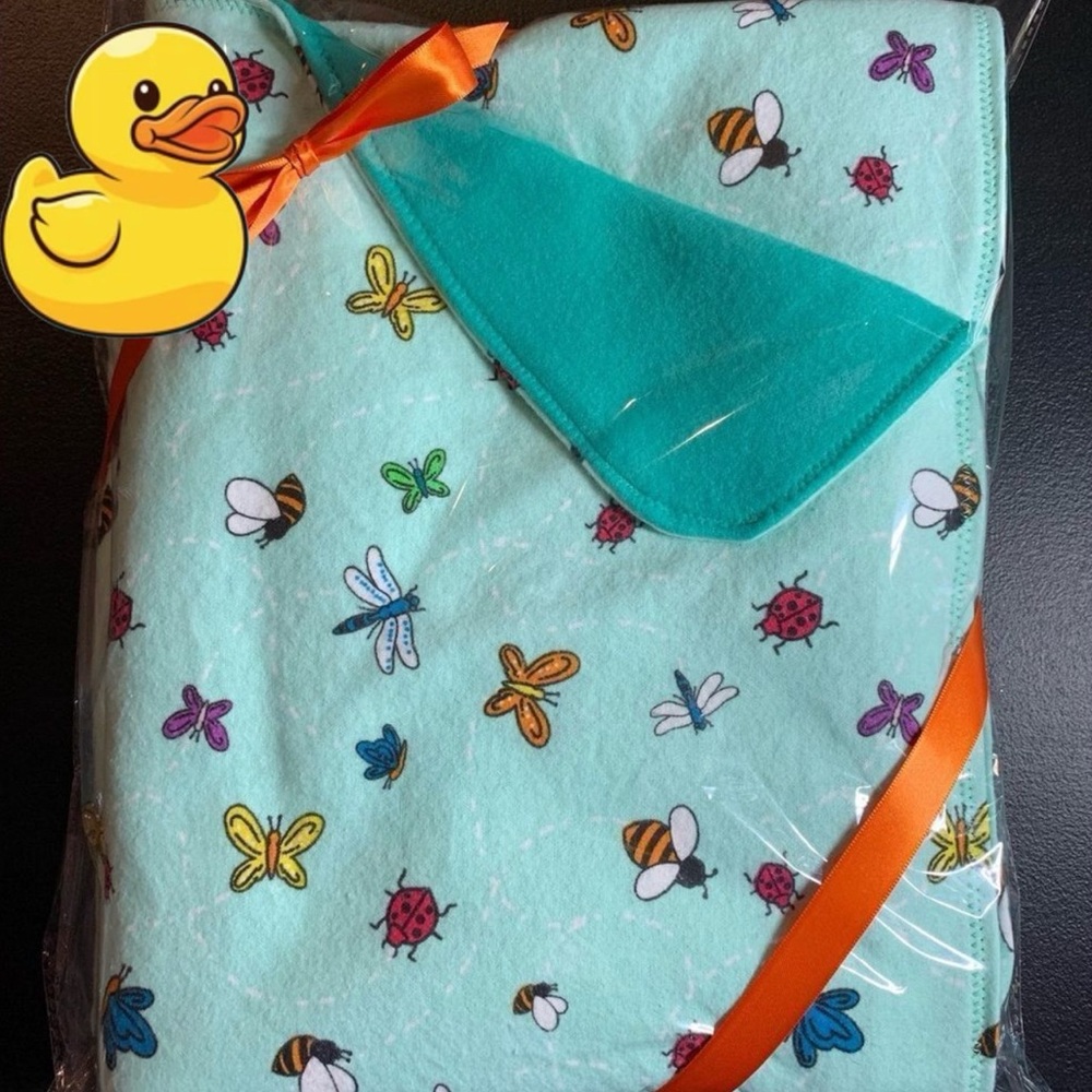 𝅺🐞handmade Baby Blanket🦋Crib blanket